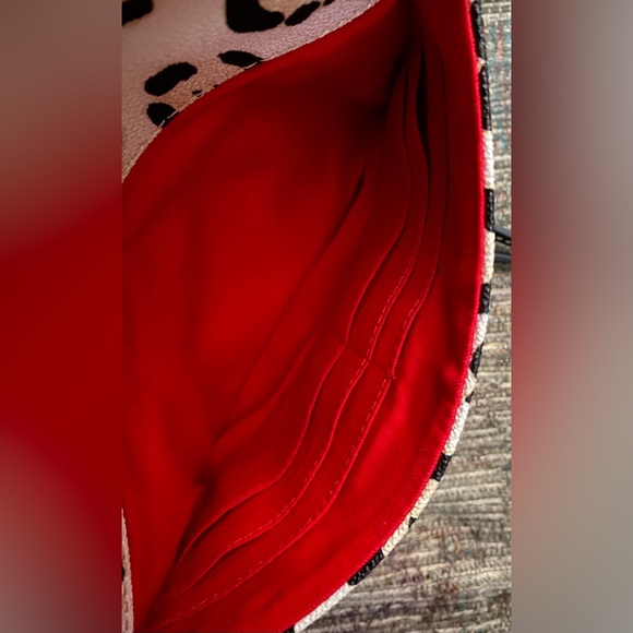 Dooney & Bourke Black/Leopard foldover zip crossbody. - Picture 9 of 15